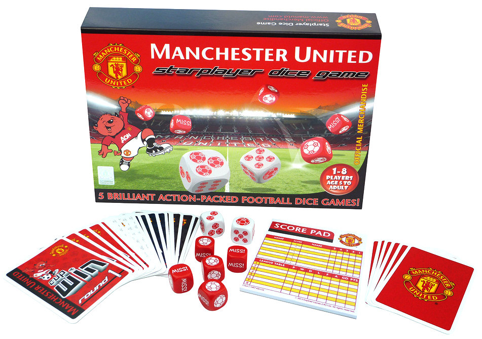 Manchester United Starplayer Dice Game