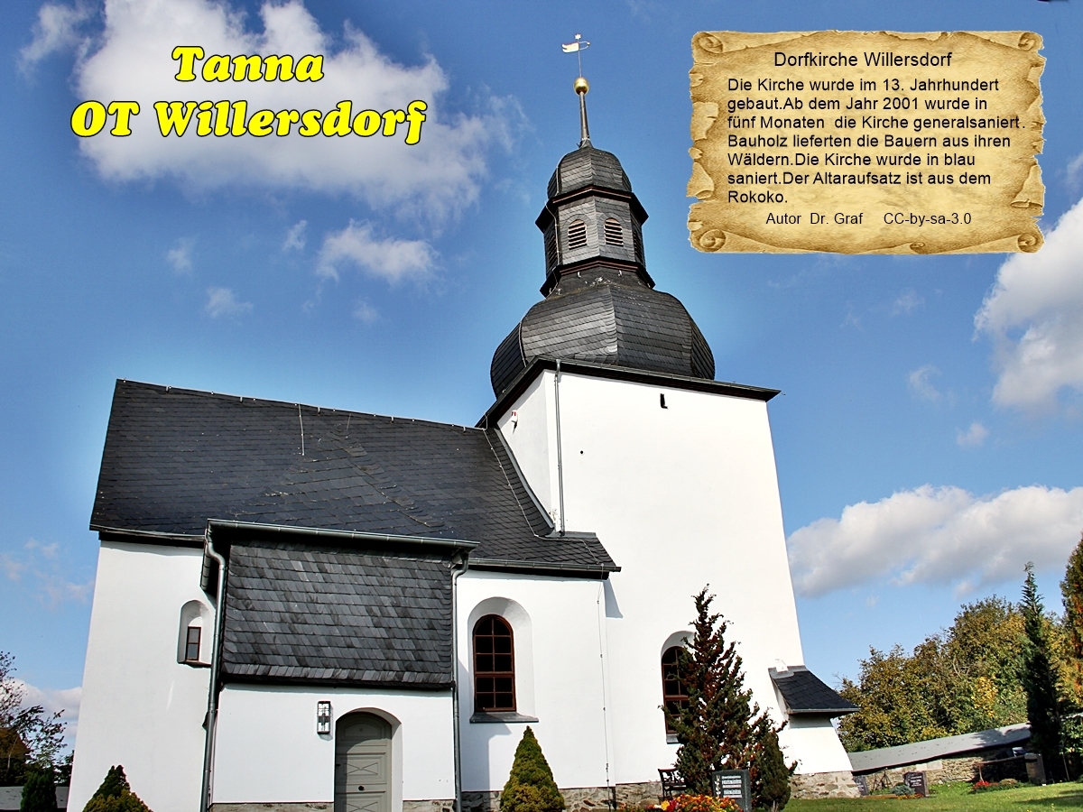 Dorfkirche Tanna OT Willersdorf 153
