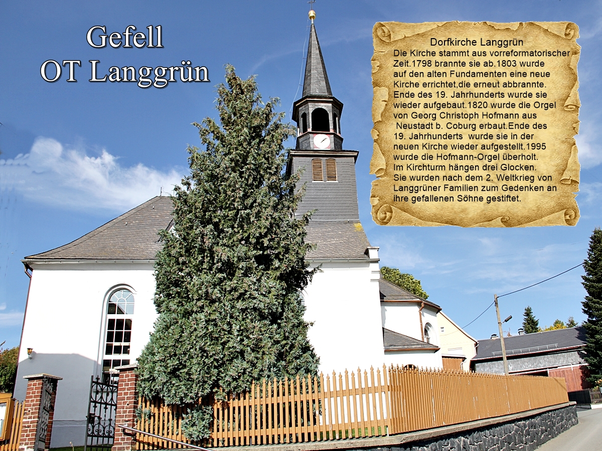 Dorfkirche Gefell OT Langgrün 167
