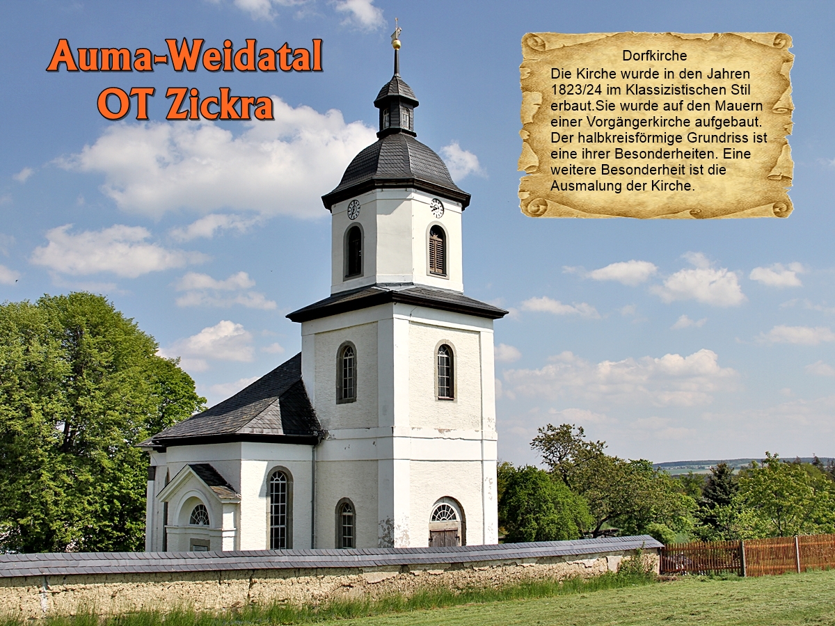 Dorfkirche Auma-Weidatal OT Zickra 212