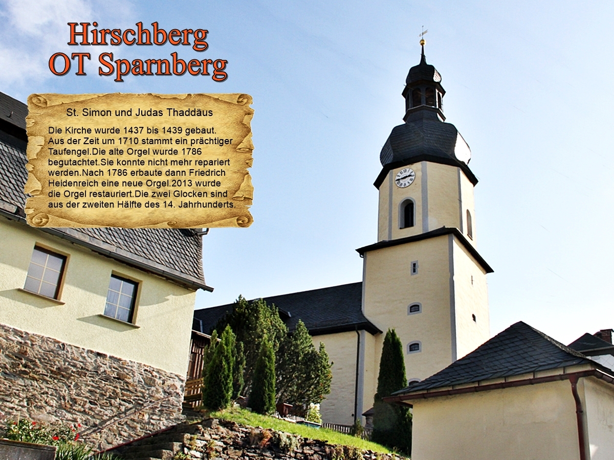 Kirche St.Simon und Judas Thaddäus Hirschberg OT Sparnberg 162
