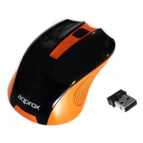 Aqprox Wireless Mouse - Black/Orange
