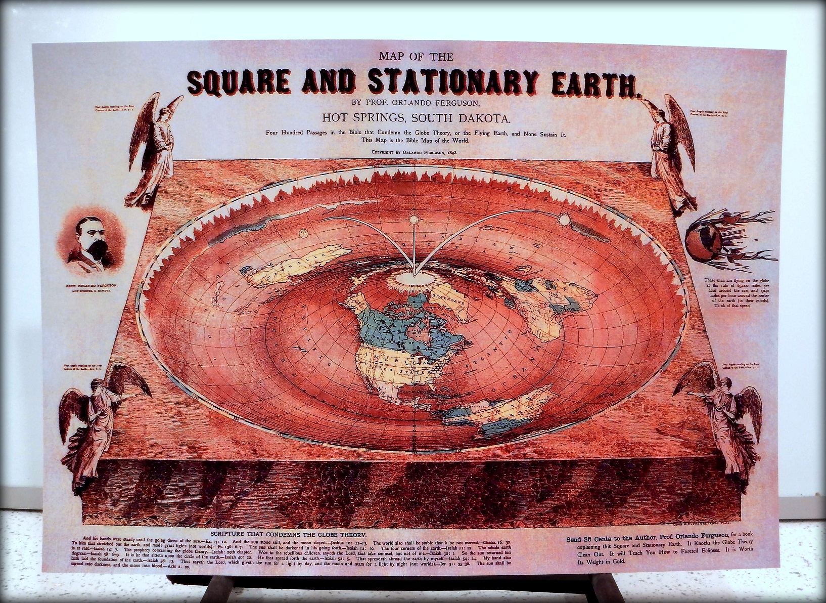 SQUARE & STATIONARY EARTH 1893