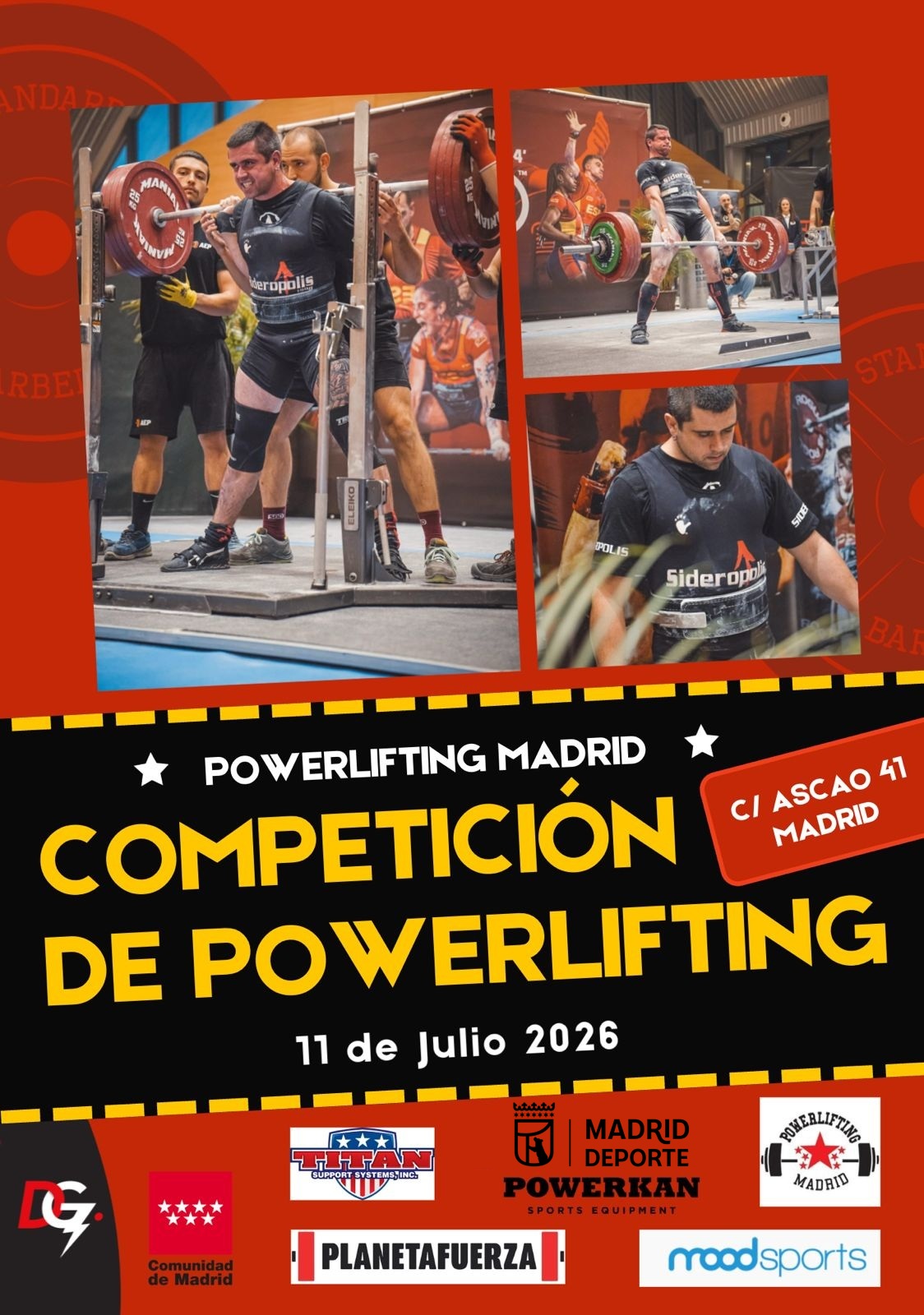 Campeonato Absoluto Powerlifting Madrid 2026