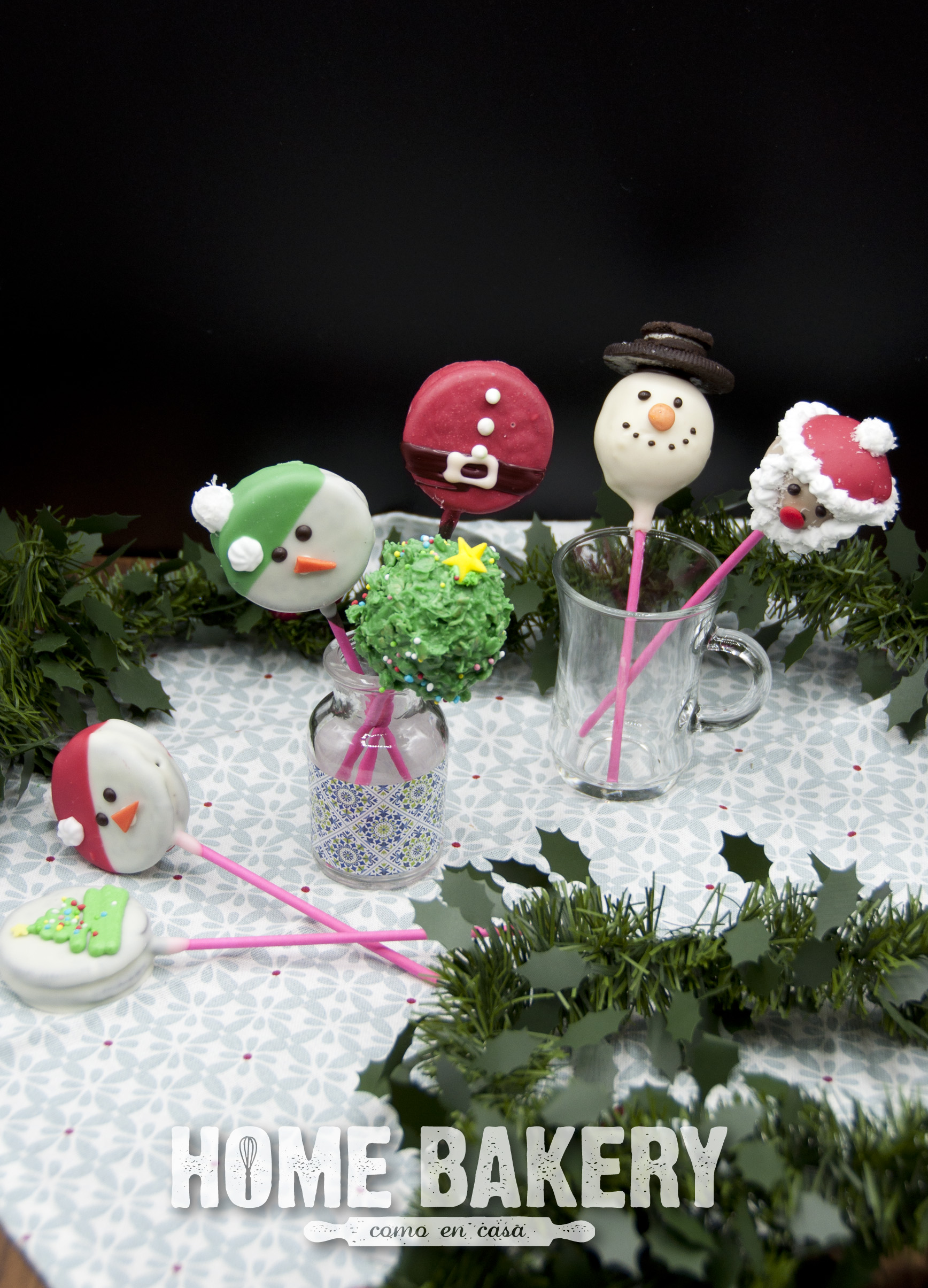 Cake-pops de Navidad