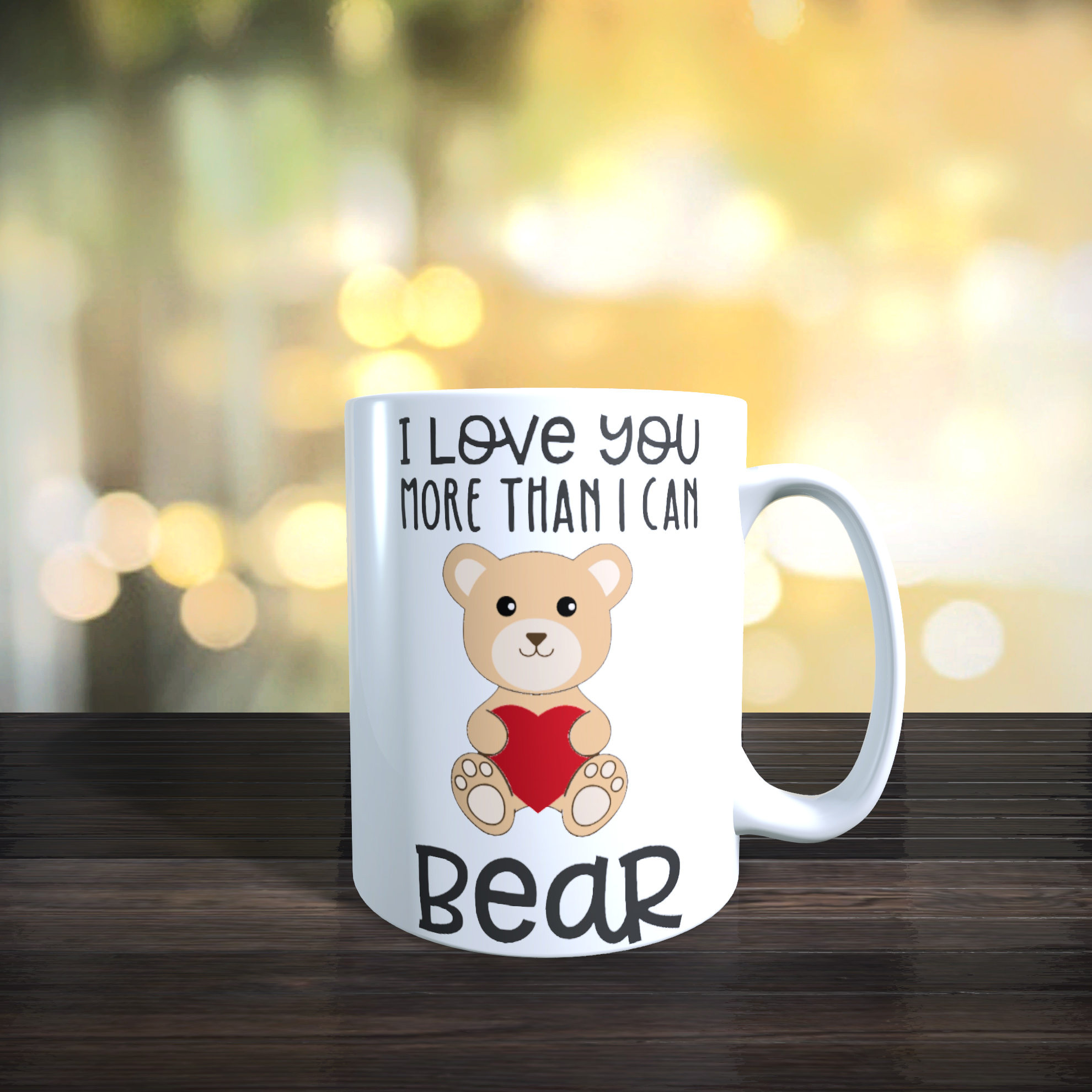 Cute Bear 11oz Ceramic Mug