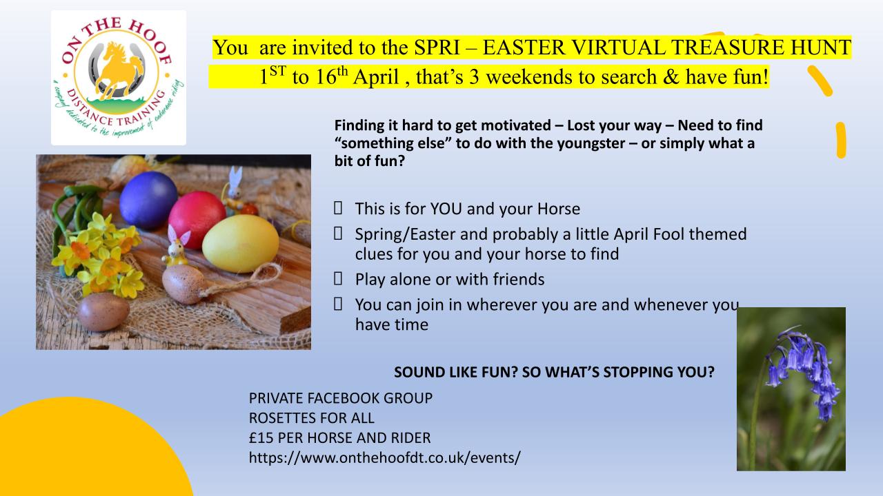 Spri-Easter Virtual Treasure Hunt