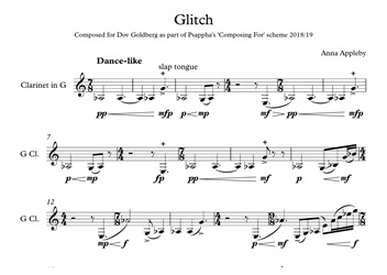 Glitch: Solo Clarinet