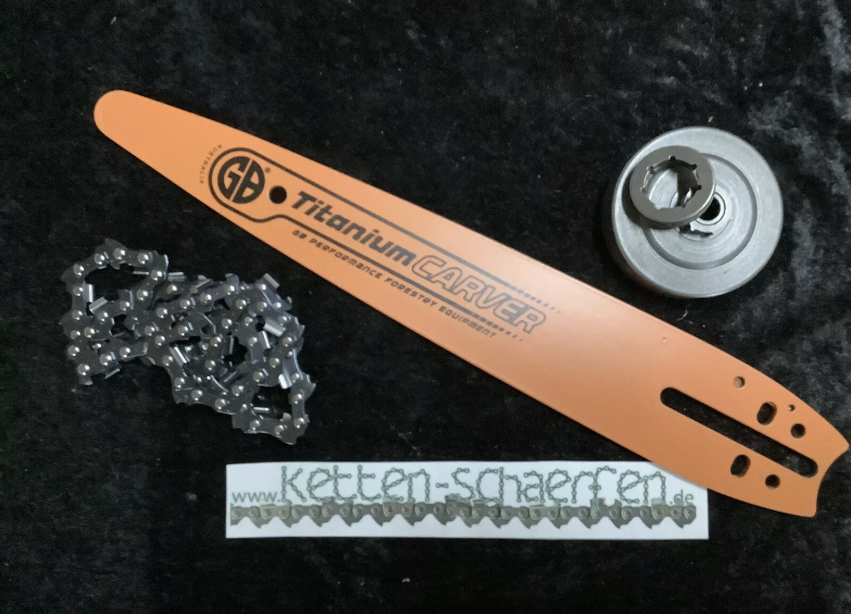 GB Carving Starterset 1+1+1 mit Kettenrad 1/4