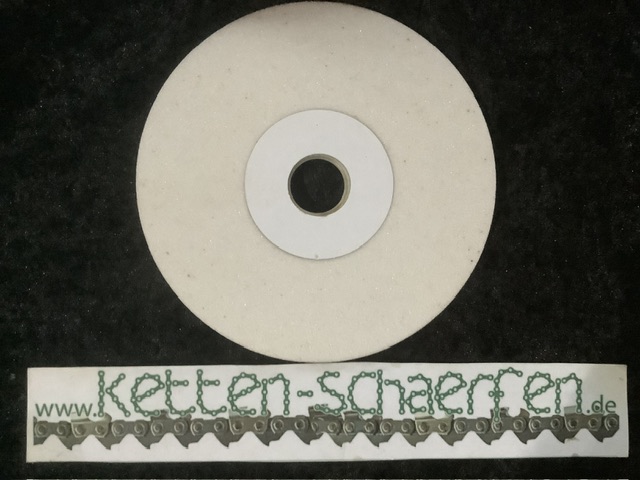 Edelkorund-Schleifscheibe weiß