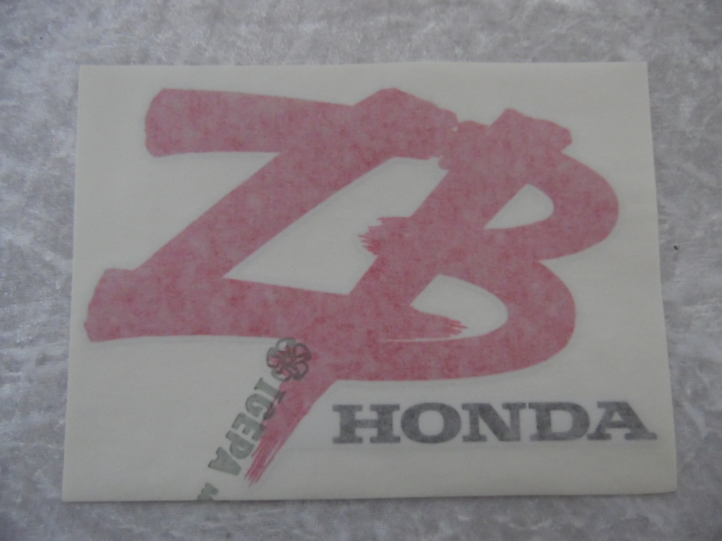 Tankaufkleber Honda ZB (PBR) rot-weiß  24,50 EUR