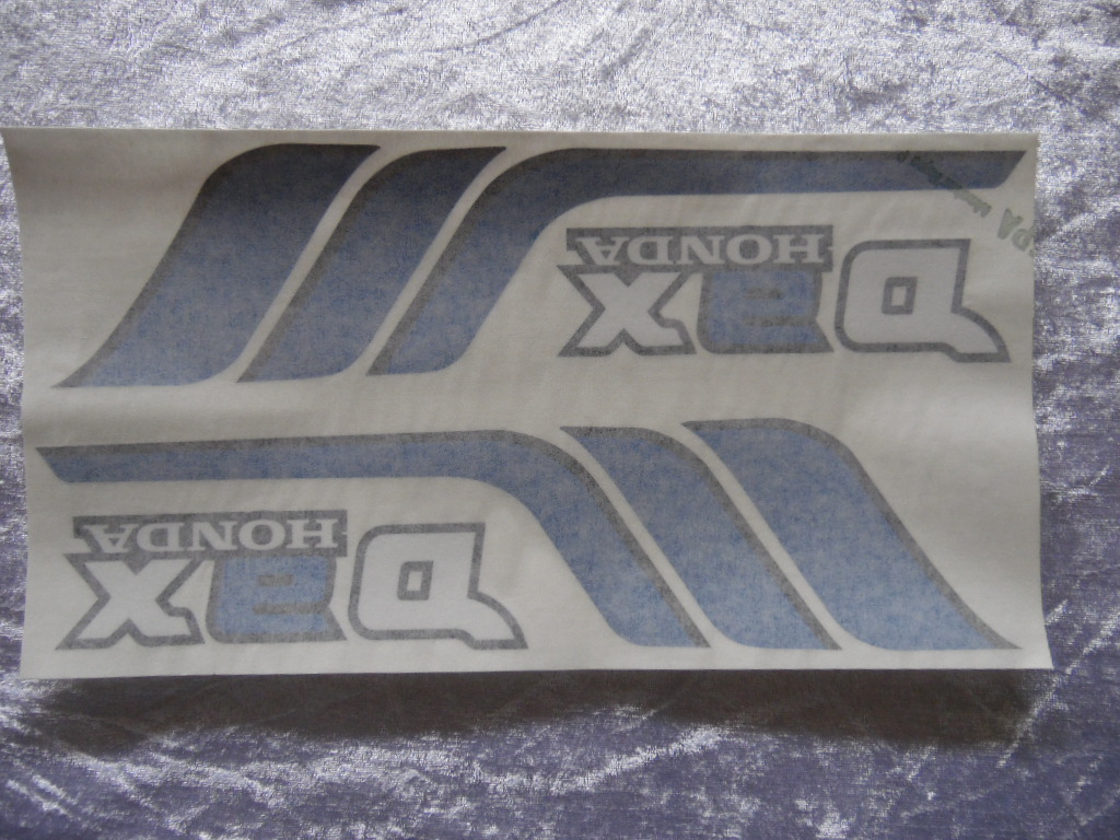 Aufkleber Rahmen-Emblem Set Dax in blau re. + li.   34,50 EUR